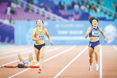 带伤连夺全运会金银铜牌  赛道上，朱俊颖的梦幻冲刺