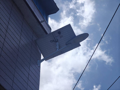 龙感湖管理区181盏路灯复明 照亮群众回家路