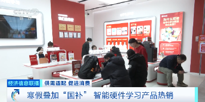 寒假叠加“国补” 智能学习产品迎销售高峰