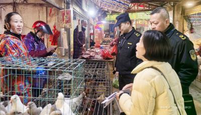 浠水县部门协力守护市民“年味”安全