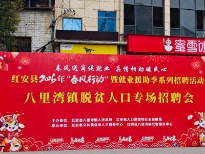 红安八里湾镇“春风行动”：线上线下齐发力，助力稳岗促就业
