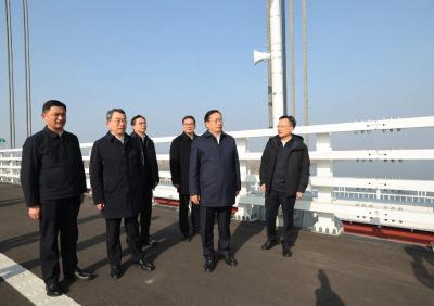 王忠林调研武汉都市圈交通重点项目建设