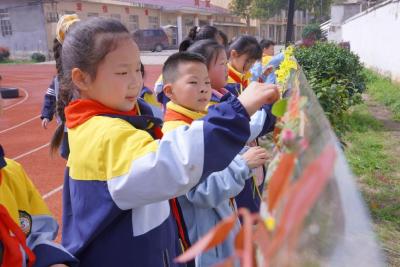 把春天搬进课堂！蕲春县第五实小李嘴校区户外美术实践课童趣满分