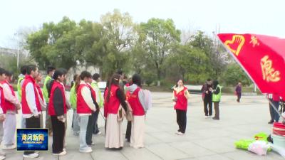 绿色发展的黄冈答卷｜遗爱湖畔志愿红 守护碧水映初心