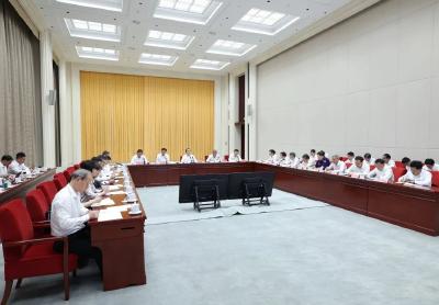 王忠林主持召开全省防汛救灾工作紧急调度会 以实战姿态落实落细防汛救灾各项措施 确保人民群众生命财产安全 李殿勋出席