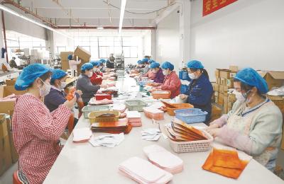 英山县丰昇农产品开发有限公司生产线全速运转