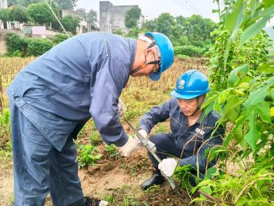 红安上新集供电所:闻“汛”而动 雨后特巡守护万家灯火