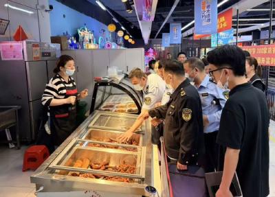 红安县市场监管局开展网络外卖餐饮店专项检查