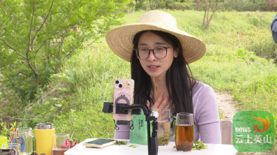 茶园里搞直播还飙英语？英山姑娘带货嘎嘎……
