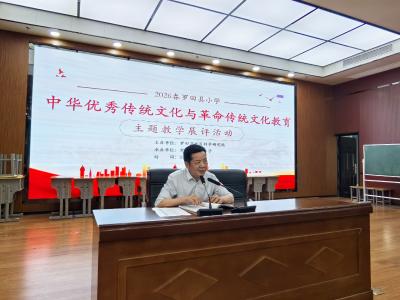 文脉相传 红心永续   罗田县小学“中华优秀传统文化与革命传统文化”主题教学展评举行