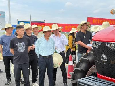 黄冈市举办2026年良种良机融合油菜机收减损促单产提升技术示范现场观摩活动