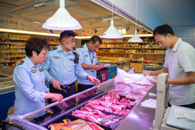 红安县市场监管局开展制售假劣肉制品专项整治