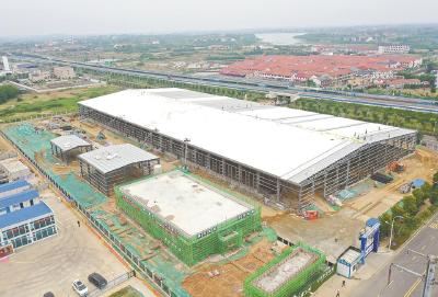 湖北鑫耀高品质砷化镓晶片项目主体建筑已基本建成