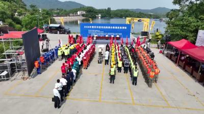 全市防汛抢险综合救援应急演练在麻城举行
