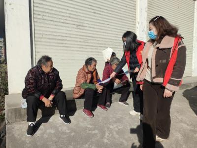 武当山十字岭社区医保宣传进网格