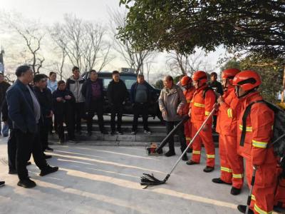 武当山景区办事处开展森林防灭火技能培训