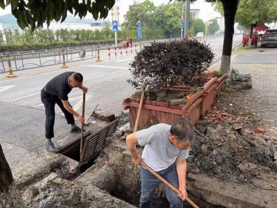 太极湖办事处土门村：  疏通淤堵排水沟 办好民生暖心事