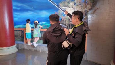 陕西卫视《丝路小脚印》栏目组  来武当山采风录制