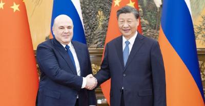 习近平会见俄罗斯总理米舒斯京