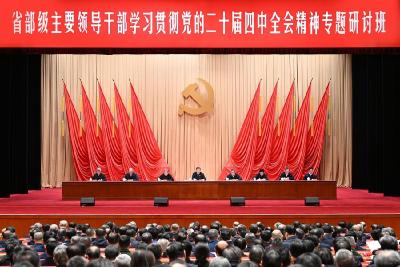 习近平：深入学习贯彻党的二十届四中全会精神 努力实现“十五五”良好开局