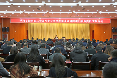 恩施州：深化政治监督 服务保障高质量发展