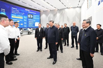 习近平在河北雄安新区考察