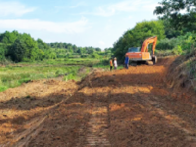 黄冈红安县高桥镇将千亩旱地变良田，促进农民增产增收