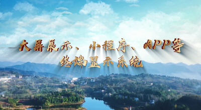 大屏展示、小程序、APP等终端显示系统