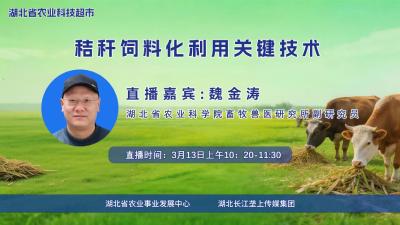 直播预告|秸秆饲料化利用关键技术