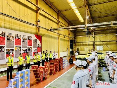 东风股份开展高温慰问和安全生产检查