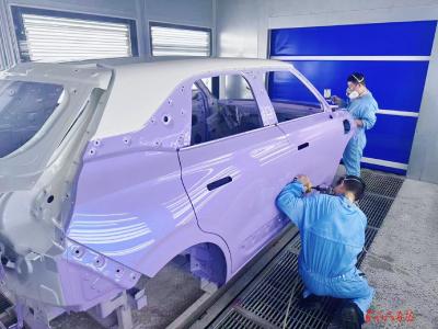 奕派科技襄阳工厂应用涂装新工艺：成本显著下降 效率成倍提升