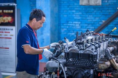 2025年东风商用车维修技能大赛十堰赛区比赛举行