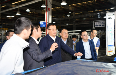 尤峥在跃创科技调研