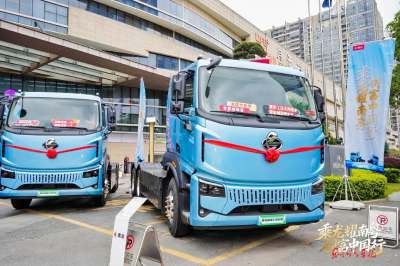 重卡区域上市 现场订单过百