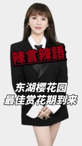 东湖樱花园最佳赏花期到来@辣妹说旅游