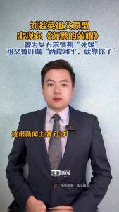 刘若英祖父原型出现在《沉默的荣耀》@逐浪新闻