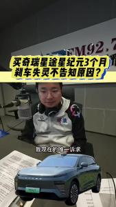 买奇瑞星途星纪元3个月，刹车失灵不告知原因？@江楠说车