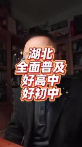 湖北全国普及好高中、好初中@老杨谈谈
